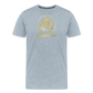 Masculinity T-Shirt (Solid Gold Circle) - heather ice blue