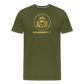 Masculinity T-Shirt (Solid Gold Circle) - olive green