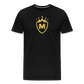 MASCULINITY CROWN AND SHIELD CREST - black