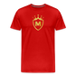 MASCULINITY CROWN AND SHIELD CREST - red