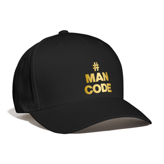#MANCODE FITTED CAP - black
