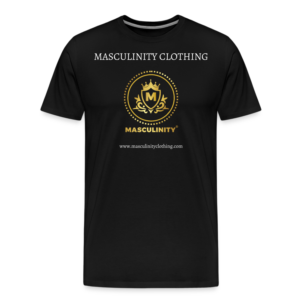 MASCULINITY CLOTHING Premium T-Shirt - black