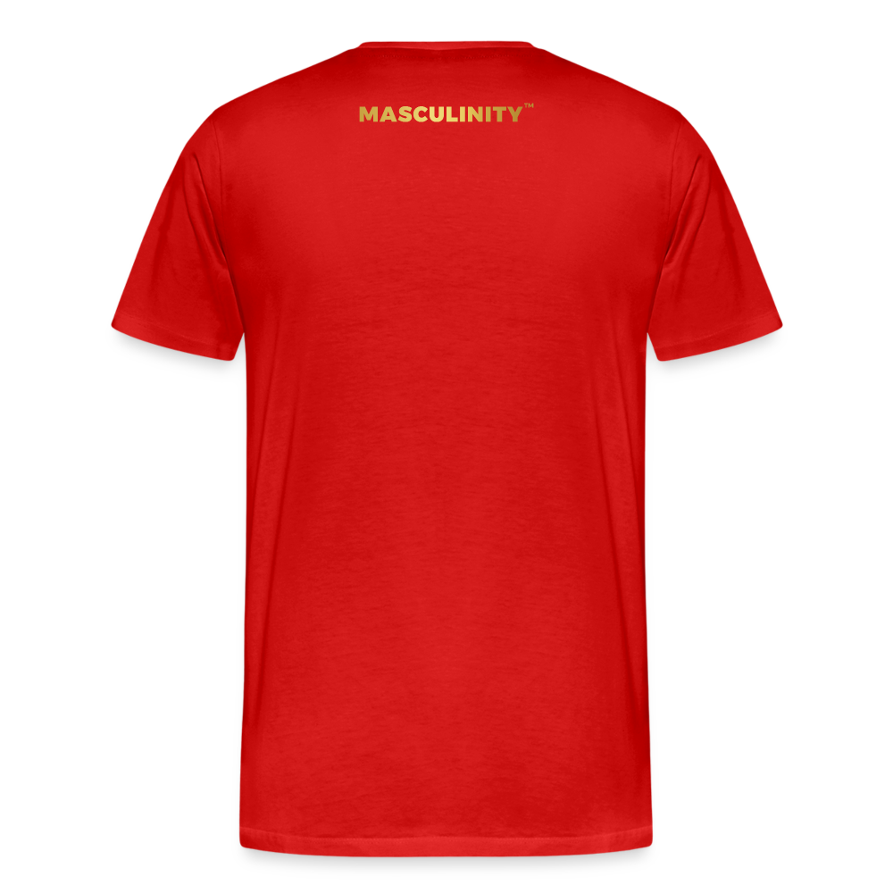 MASCULINITY CLOTHING Premium T-Shirt - red