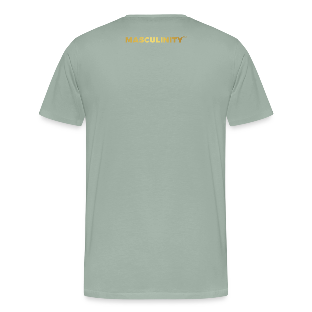 MASCULINITY CLOTHING Premium T-Shirt - steel green