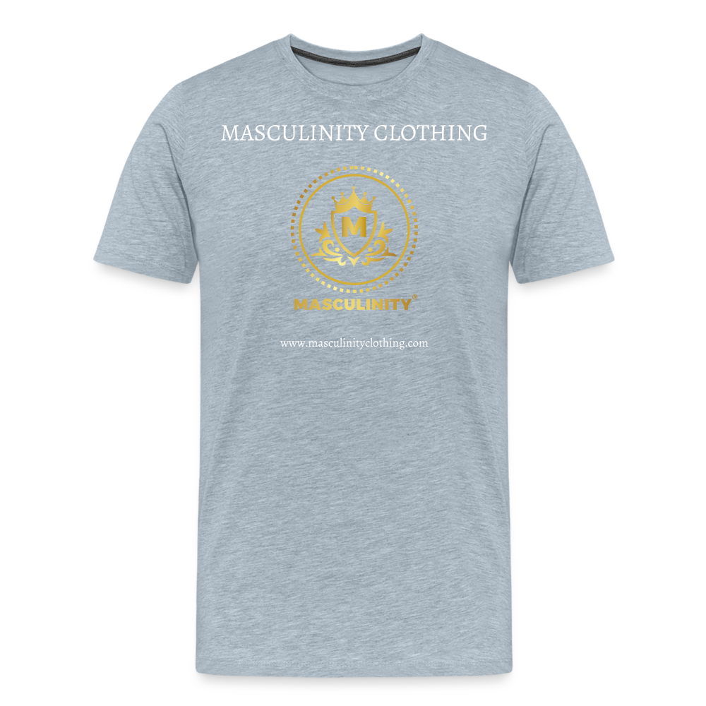 MASCULINITY CLOTHING Premium T-Shirt - heather ice blue