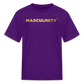 MASCULINITY KIDS T-SHIRT - purple