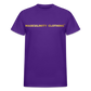 MASCULINITY CLOTHING SLOGAN T-SHIRT - purple
