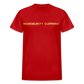 MASCULINITY CLOTHING SLOGAN T-SHIRT - red