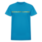 MASCULINITY CLOTHING SLOGAN T-SHIRT - turquoise