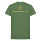 MASCULINITY CLOTHING SLOGAN T-SHIRT - military green