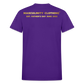 CHANGING THE TRAJECTORY OF MEN'S CLOTHING MASCULINITY CLOTHING T-SHIRT - purple